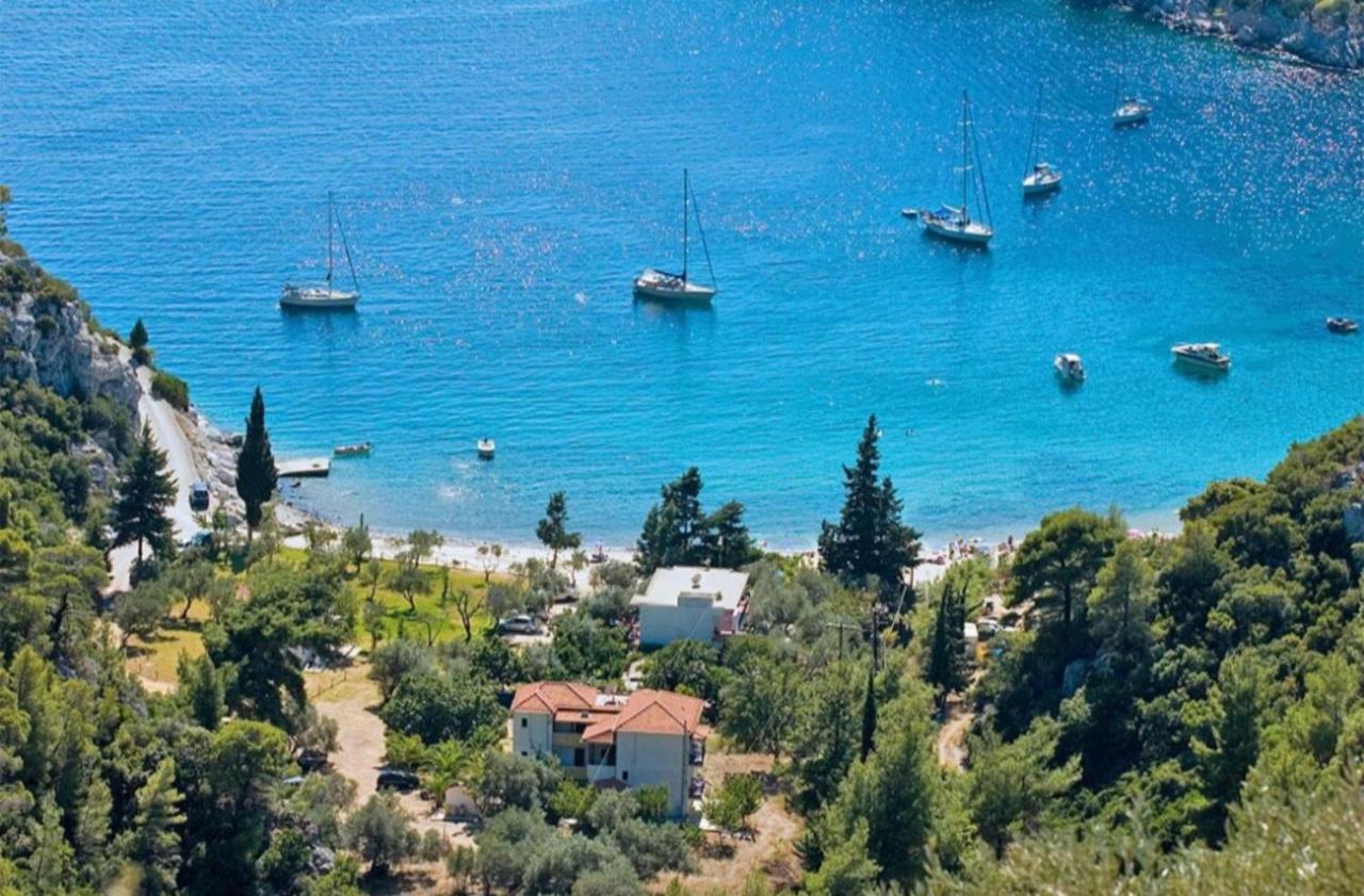 Limnonari Beach Rooms Skopelos Town Exterior foto